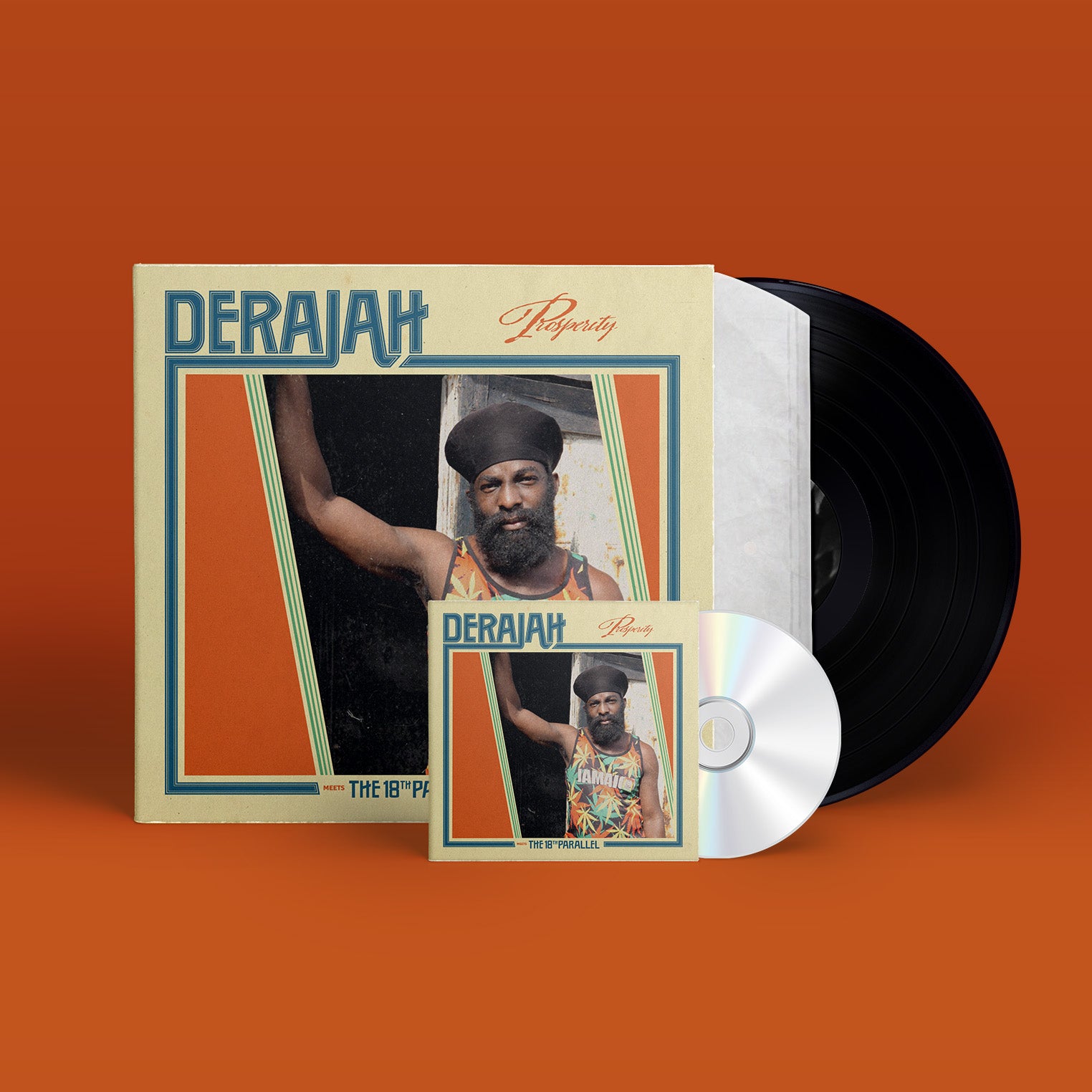 欧LP Derajah, 18th Parallel Prosperity FTR055 Fruits /00225 Prosperity | Derajah meets The 18th Parallel | Fruits Records