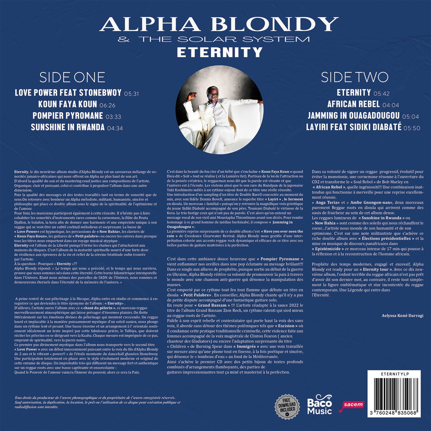Alpha Blondy - Eternity – Bacoshop