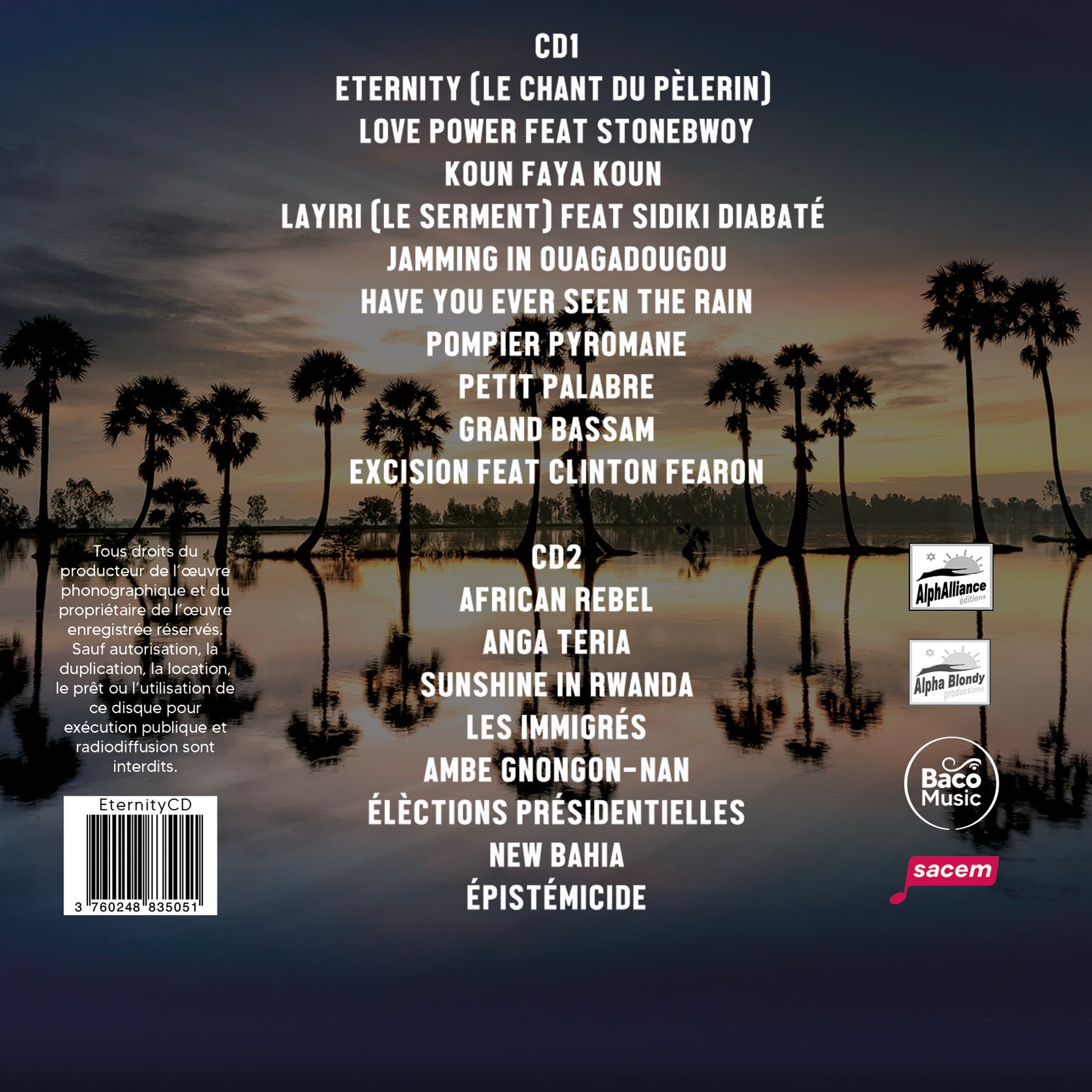 Alpha Blondy - Eternity – Bacoshop
