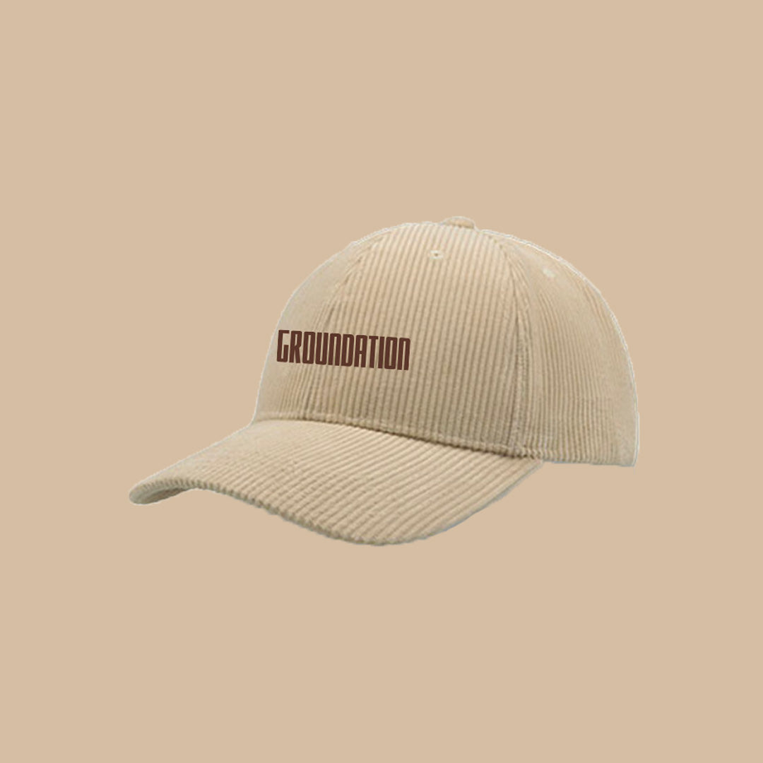 Groundation - Casquette velours curved brodée