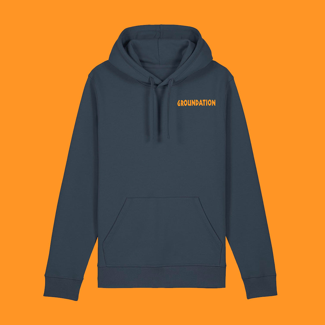 Groundation - Sweat à capuche Lion gris anthracite