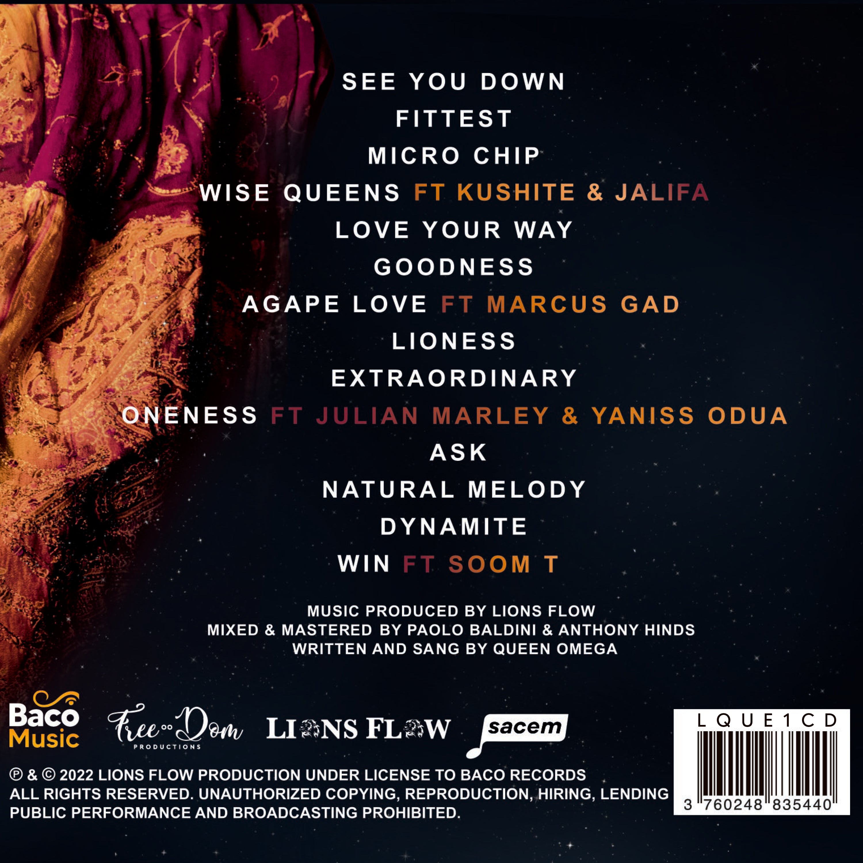Queen Omega - Freedom Legacy – Bacoshop Queen Omega - Freedom Legacy – Bacoshop