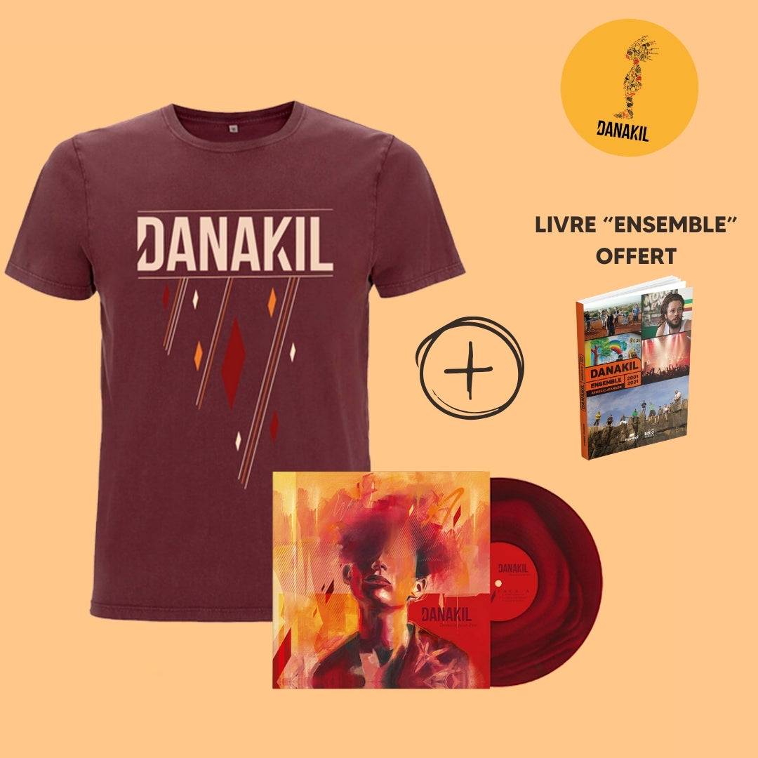 Danakil - Pack T shirt + album Demain Peut Être
