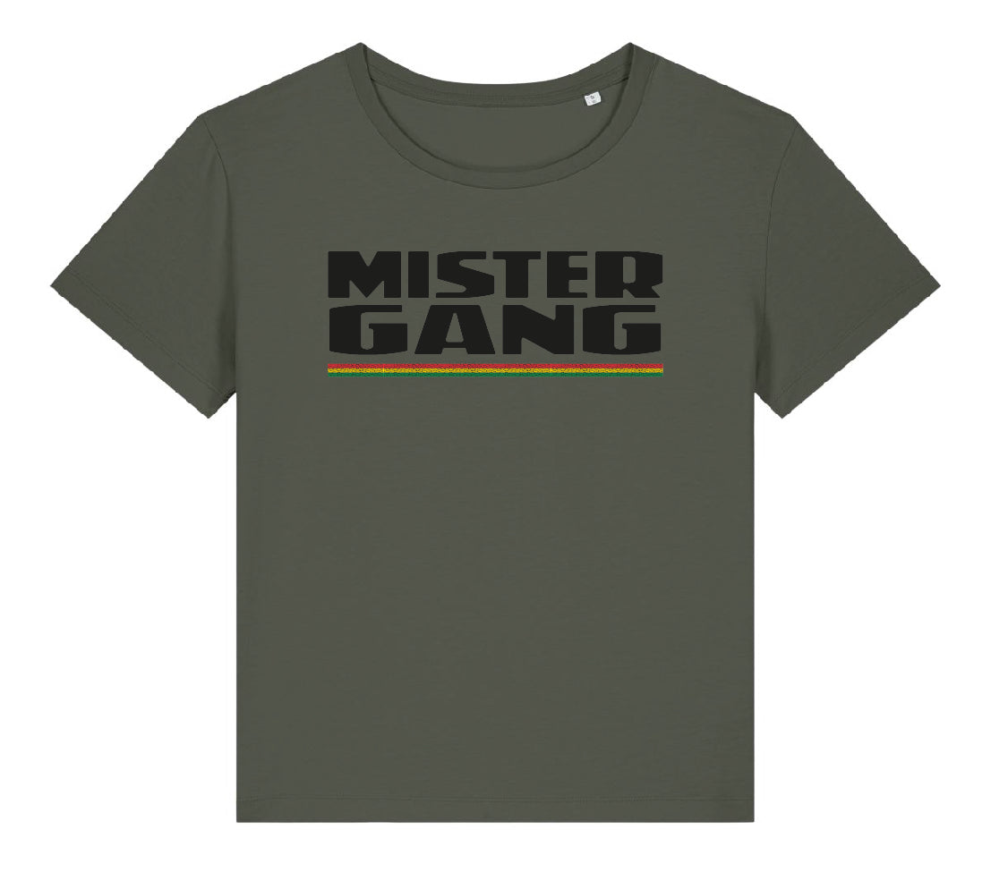 Mister Gang - T-Shirt Femme Kaki