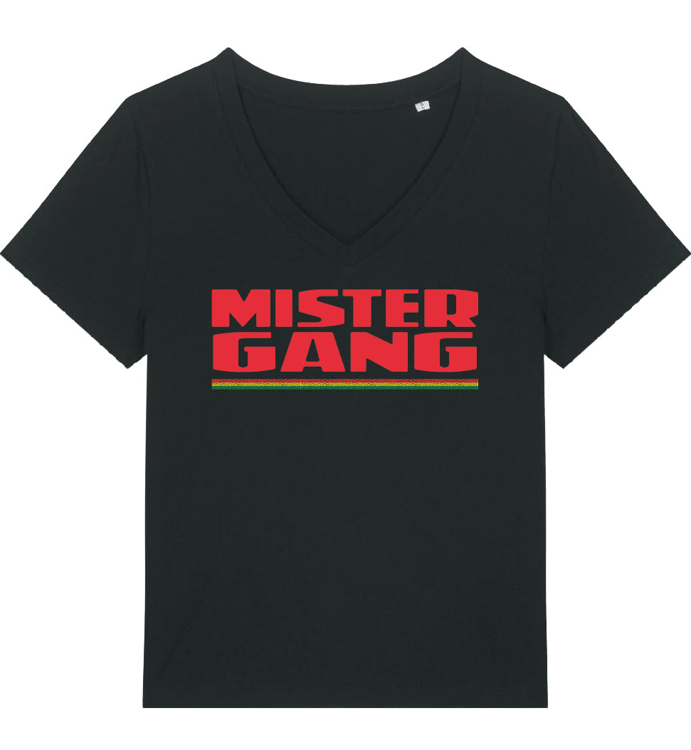 Mister Gang - T-Shirt Femme Noir