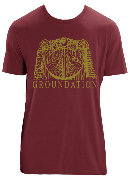 Groundation - T-Shirt Hebron Gate bordeaux