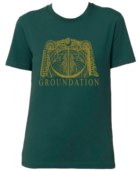 Groundation - T-Shirt Hebron Gate vert